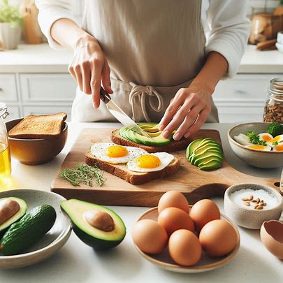 preparing healthy breakfast